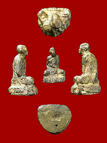 รูปหล่อหลวงปู่ปรงวัดธรรมเจดีย์ ต.สระแจง อ.บางระจัน จ.สิงห์บุรี ปี2533 