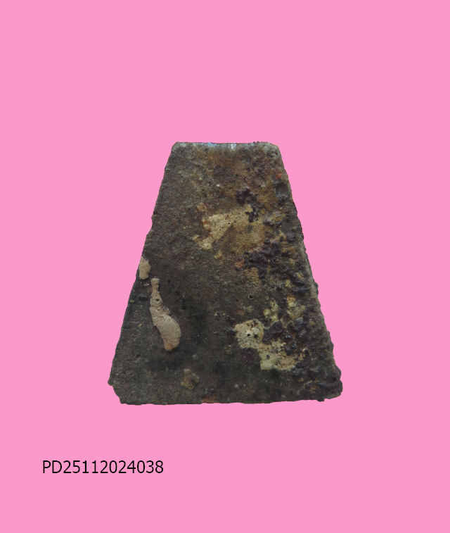 พระสังกัจจายน์เนื้อดินเคลือบเขียว