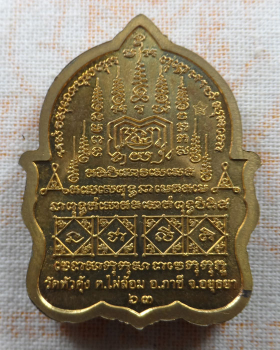 เหรียญรวยทวีคูณ หลวงพ่อรวย วัดตะโก ออกวัดหัวคุ้ง จ.อยุธยา ปี๒๕๖๓ 