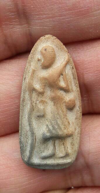 พระเนื้อดินเผาไม่ทราบที่ เคาะเดียว   