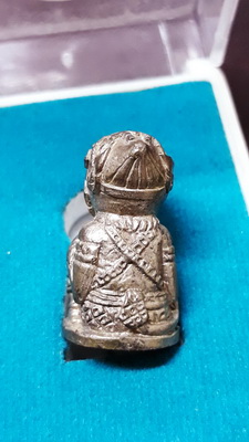 นุมานชนะภัย เนื้อนวะโลหะแก่เงิน วัดเตาเหล็ก สวยเดิมพร้อมกล่องวัดครับ