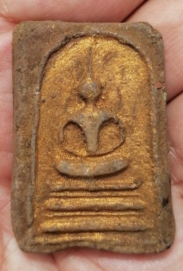 พระสมเด็จทรายเสก​ พิมพ์ใหญ่​ หลวงพ่อกวย วัดโฆสิตาราม จ.ชัยนาท​ หายาก​ ยุคต้น​​ เคาะเดียว(2)   