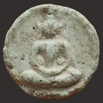 *จันทร์ลอยเล็ก เนื้อขาวผงบางขุนพรหม วัดประสาทบุญญาวาส ปี๒๕๐๖ มีบอล*