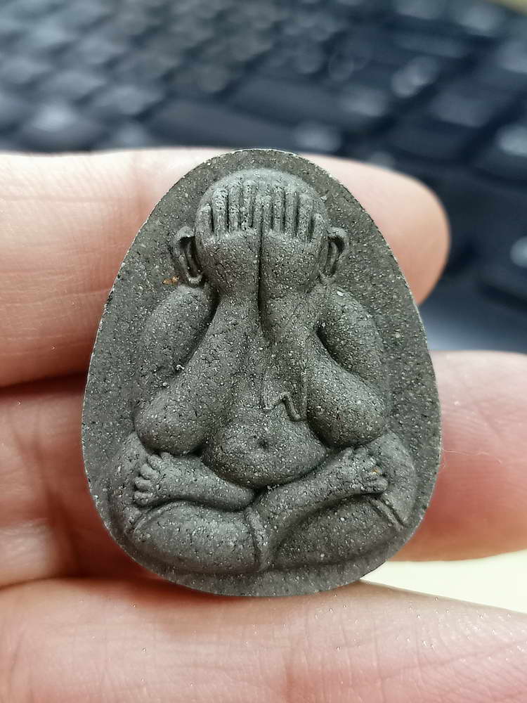 4-630 พระปิดตา เรียกทรัพย์ ชนะจน หลวงพ่อพัฒน์ วัดห้วยด้วน จ.นครสวรรค์ 2566 กล่องเดิม