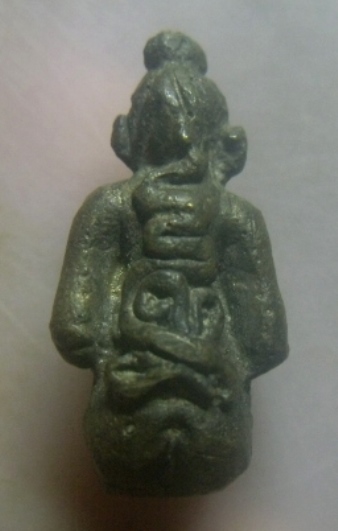 **เบาๆ**กุมารดูดรก หลังยันต์ หล่อเก่า เนื้อทองผสม ไม่ทราบที่**สวยๆ เชิญชมครับ