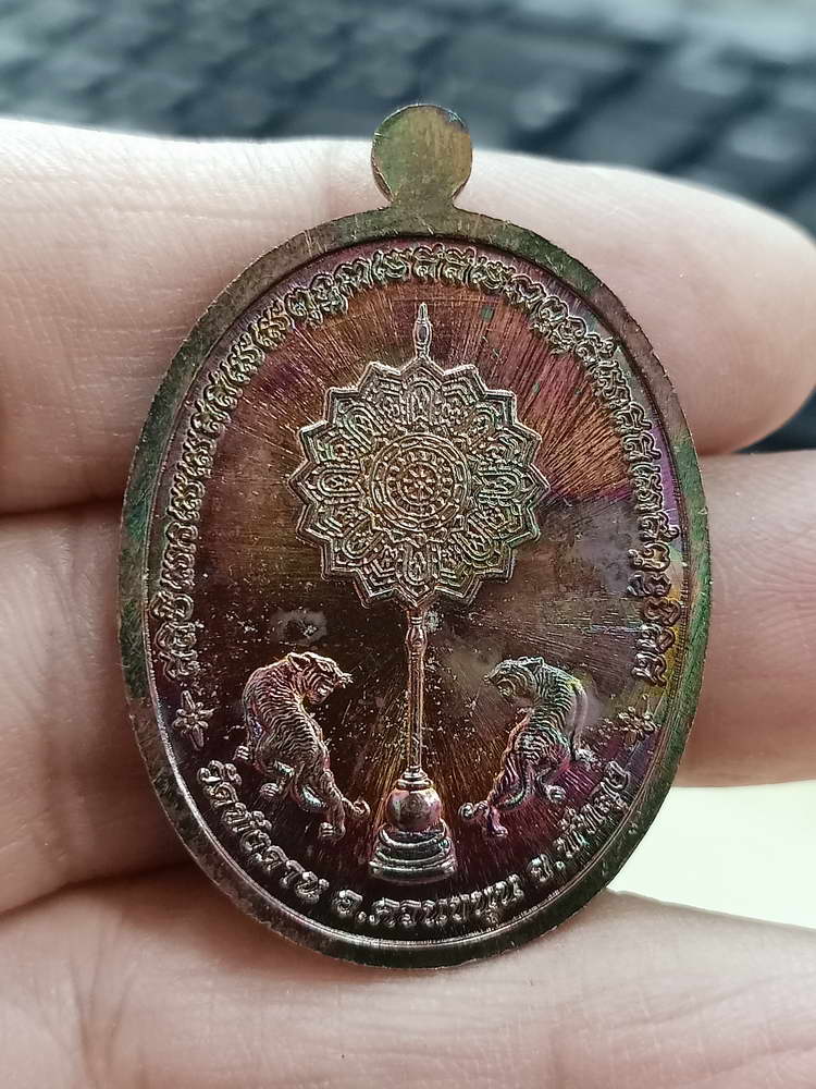 4-606 วัดจัดสร้าง เหรียญรุ่นเลื่อนสมณศักดิ์ หลวงปู่เปลื้อง วัดพังดาน จ.พัทลุง 2567 กล่องเดิม