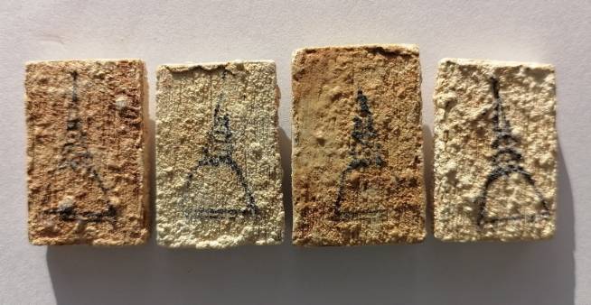 พระสมเด็จบางขุนพรหม ผสมผงเก่า(แช่น้ำมนต์) ชุดกรรมการ ปี 2547 วัดบางขุนพรหม กรุงเทพ เคาะเดียว(1)  