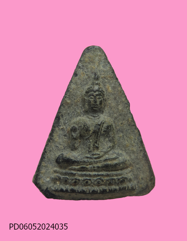 พระพุทธกวักสันติสุข วัดหลวงปรีชากูล จ.ปราจีนบุรี เนื้องผงใบลาน ปี2515