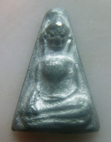 **เบา​ๆ​**พระพิมพ์ผงสุพรรณ เนื้อชินเงินหลังลายผ้า เก่า ไม่ทราบที**ไขปรอทสวยๆ เชิญชมครับ 