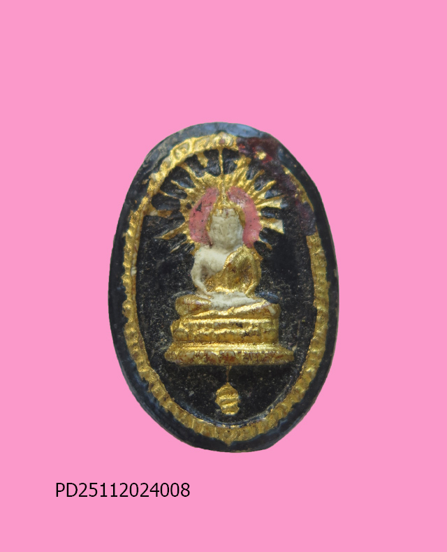 พระพุทธชินบพิตร ( ลอสเองเจอลิส) ปี 2514 เนื้อผงพุทธคุณ หลังจาร ประกอบพิธีปลุกเสกใหญ่