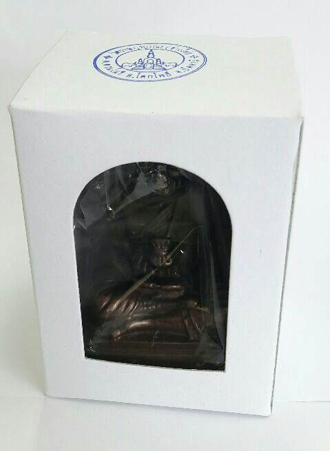 พระบูชาหลวงปู่ทวด พิมพ์ ลอยองค์ หน้าตัก 2 นิ้ว เนื้อโลหะ วัดช้างให้ ปี 2555 เคาะเดียว