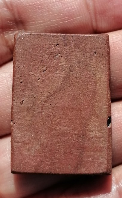 พระสมเด็จแหวกม่านรัศมี เนื้อดิน หลวงพ่อกวย วัดโฆษิตาราม จ.ชัยนาท เนื้อดิน ยุคต้น​ เคาะเดียว   