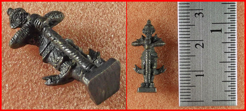 ท้าวเวสสุวรรณ อาจารย์หม่อม นิรนามไตรภูมิ พิมพ์เล็ก เนื้อโลหะผสม ปี 2549 #1