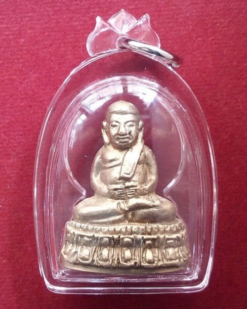 พระสังกัจจายน์หล่อลอยองค์ เนื้อทองชนวนพระกริ่ง +จารใต้ฐาน หลวงปู่ทิม วัดพระขาว ปี40...เคาะเดียวแดง..