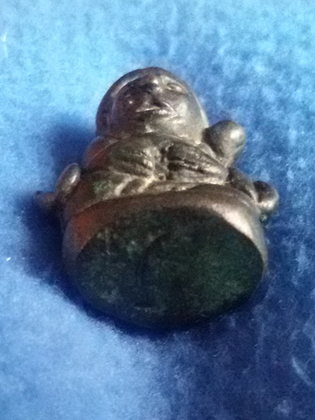 รูปหล่ออุปคุตเขมร เก่า เนื้อทองผสม