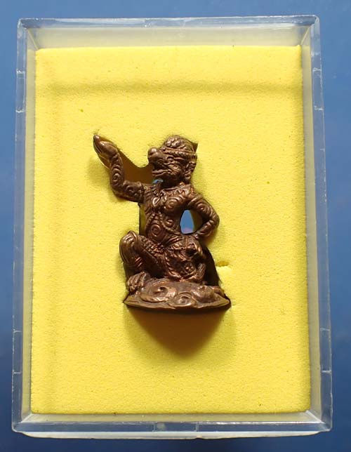 หนุมาน พ่อท่านหลบ สุราษฎร์ธานี สวยกริ๊บ+บัตรรับรองพระแท้*118