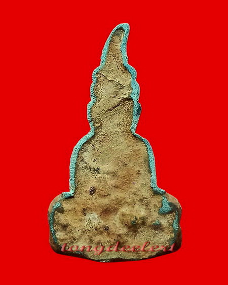 พระท่ากระดานวัดต้นลำไย จ.กาญจนบุรี เนื้อตะกั่วสนิมแดงกรุศรีสวัสดิ์แท้ ๆ พิมพ์เล็กค่ะ