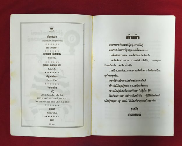 (ปิด59) หนังสือรู้ไว้ได้ประโยชน์ ผู้หญิงควรรู้ ปกอ่อน 14.5x21ซ.ม.128หน้า (สภาพมือ2)