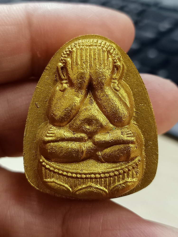 4-754 พระปิดตาจินดามณี รุ่นแรก หลวงปู่บุญมา โชติธัมโม สำนักสงฆ์เขาแก้วทอง ปราจีนบุรี 2568 กล่องเดิม