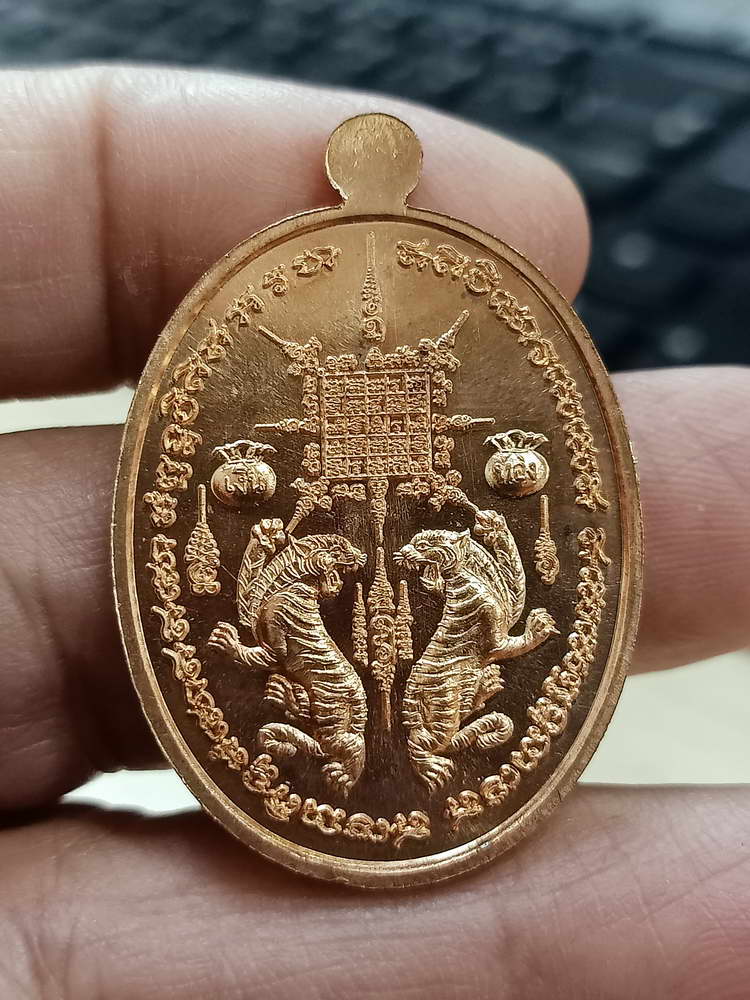 4-786 เหรียญบูชาครู หลวงปู่อิ่ม วัดทุ่งนาใหม่ จ.นครศรีธรรมราช 2564 กล่องเดิม***เหรียญเดียวสองพ่อท่าน