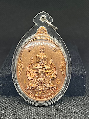 เหรียญรุ่นพระกตัญญูเมตตาธรรม วัดวรดิตถาราม หลวงปู่บัว ถามโก จ.ตราด ปลุกเสก 