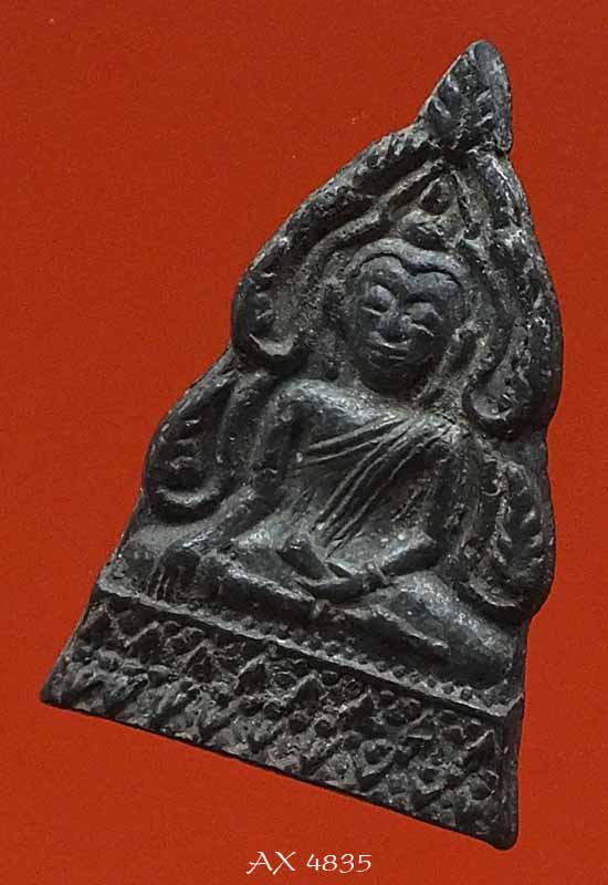 เหรียญหล่อพระพุทธชินราช หลวงพ่อโม วัดสามจีน กรุงเทพฯ พ.ศ. 2457