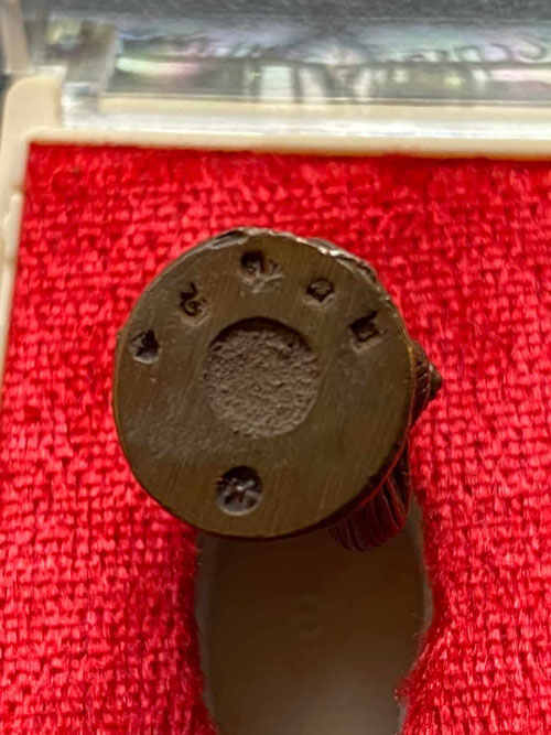 หนุมาน หลวงพ่อชวนวัดเขาแก้ว ต.องค์รักษ์ อ.โพธิ์ทอง จ.อ่างทอง เนื้อสำริด รุ่นตรีเพชร7รอบ