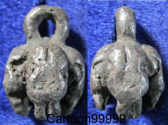 ปิดตาปั๊กเป้า พวงชมพู่ พิมพ์ ๔ พลู หลวงพ่อดำ วัดกุฏิ ปราจีนบุรีครับ พิมพ์ติด หายาก เดิมสุดๆ ครับผม