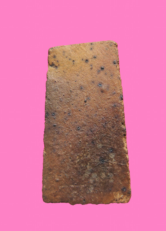 พระชัยวัฒน์ครึ่งซีก พิมพ์ใหญ่เนื้อดิน เจ้าคุณศรี (สนธิ์) วัด สุทัศน์ ปี 2484