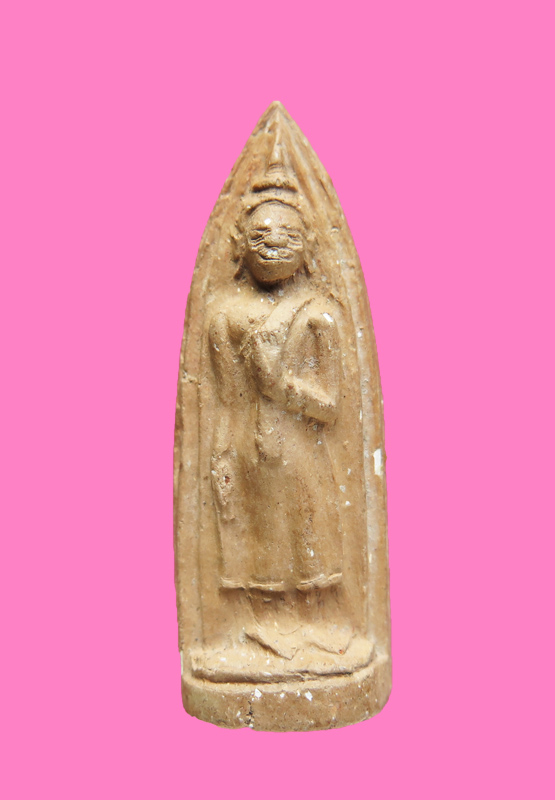 พระลีลา ประทานพร เนื้อดิน หลวงพ่อแดง วัดทุ่งคอก สุพรรณบุรี