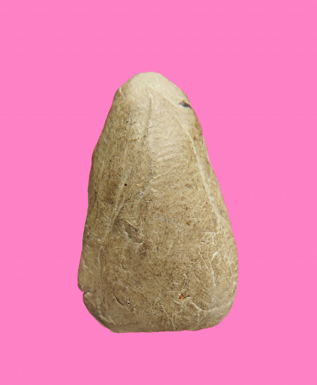 พระพุทธนั่งฐานบัว เนื้อดิน พิมพ์กลีบบัว 