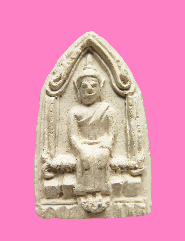 พระเนื้อผง พิมพ์ห้อยพระบาท หลังยันต์ เก่า