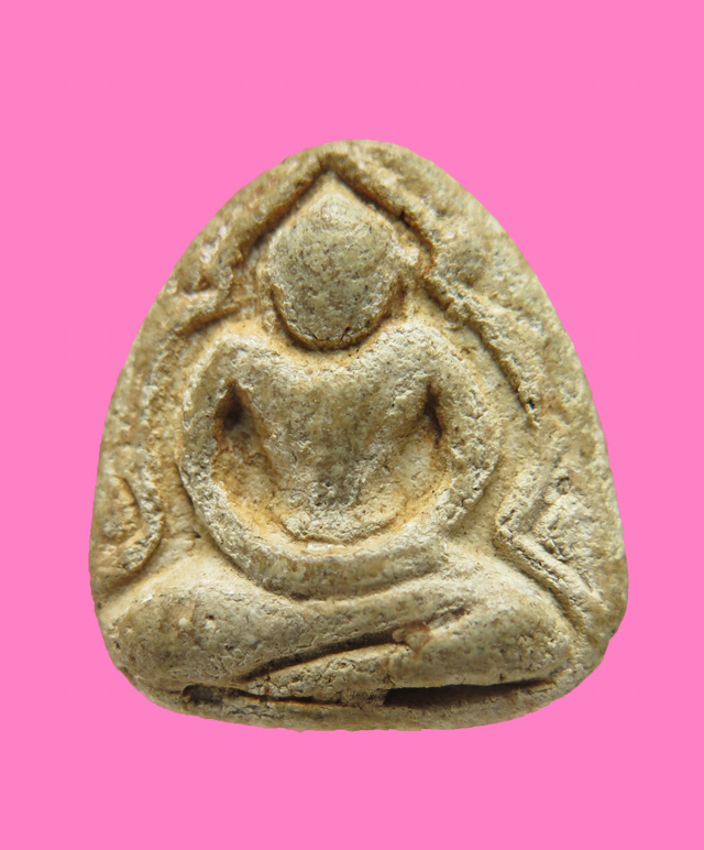 พระผง พิมพ์หลวงพ่อโตหลังเบี้ย