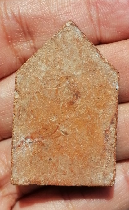 ขุนแผนขี่โหงพราย​ หลวงพ่อกวย​ วัดโฆษิตาราม​ เนื้อดิน​ ยุคต้น​ เคาะเดียว     