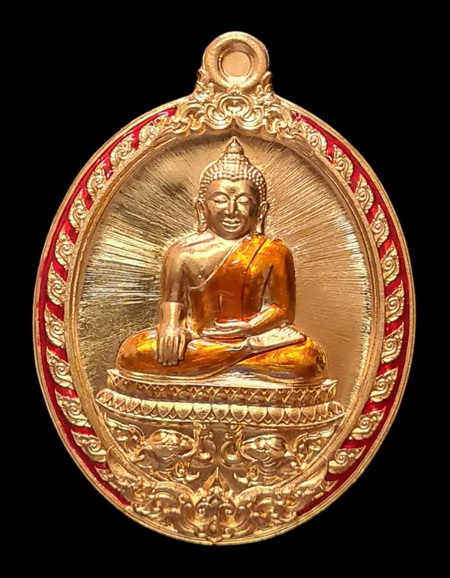 เคาะแรกแดง.. เหรียญ ลพ.สำเร็จศักดิ์สิทธิ์ ๖๓..สัมฤทธิ์ลงยาขอบแดง # ๒๔..วัดหนองสะเดา จ.สระบุรี