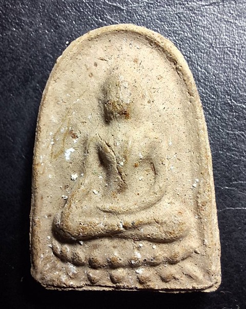 พระยอดขุนพลหลวงพ่อขันต์ พิมพ์กลาง เนื้อผงผสม วัดศรีอารย์ ราชบุรี ปี 2504