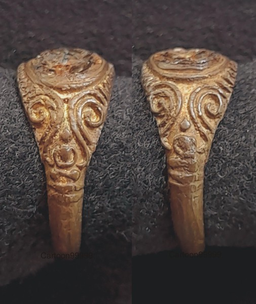 แหวนหล่อโบราณ พระปลัดผัน วัดสรรเพชร นครปฐมครับ หายากๆ ครับ