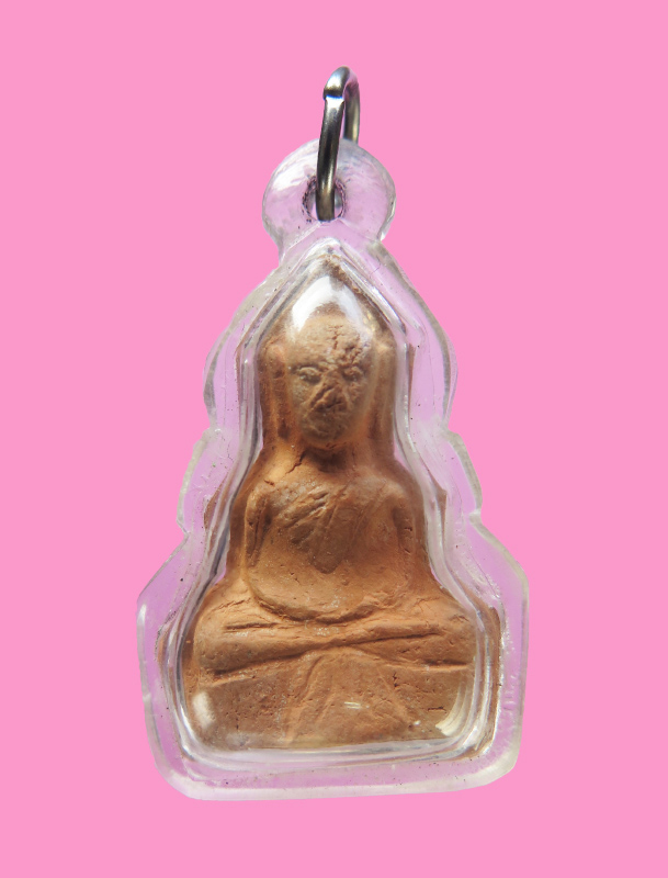 พระพิมพ์หน้าเณร หลวงตาจวน วัดไก่เตี้ย เลี่ยมพร้อมใช้