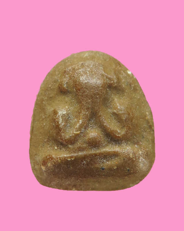 พระปิดตา เนื้อผงน้ำมัน หลังโค๊ตระฆัง