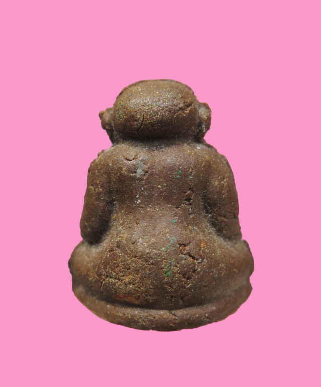 พระปิดตาลอยองค์ ก้นอุดผง มีเกสา