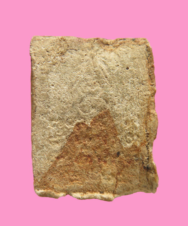 พระเนื้อผง พิมพ์สี่เหลี่ยม หลวงปู่แหวน วัดดอยแม่ปั๋ง