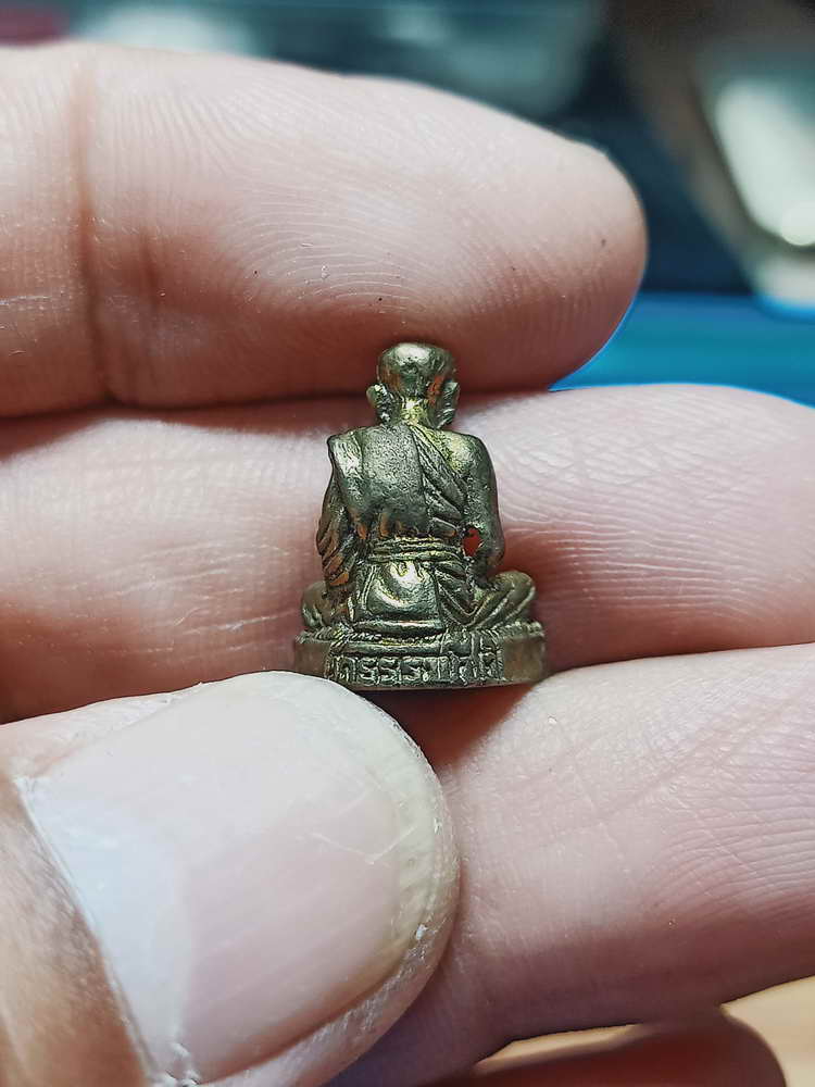 4-117 รูปเหมือน หลวงพ่อคง(วัดบางกะพ้อม) วัดธรรมโชติ อ.บ้านแพ้ว จ.สมุทรสาคร ทล. กล่องเดิม