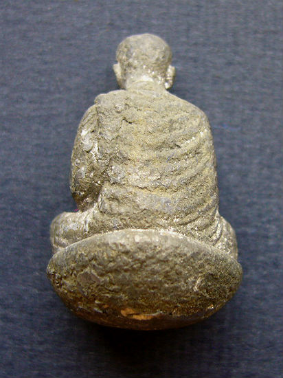 T12.2 รูปหล่อโบราญเบ้าทุบ เศรษฐีทันใจ เนื้อตะกั่ว หลวงพ่อรักษ์ วัดสุทธาวาสวิปัสสนา #1548