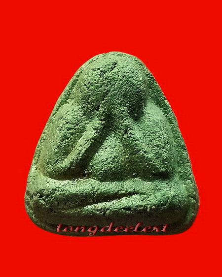 พระปิดตา หลวงพ่อเล็ก วัดสันติคิรีศรีบรมธาตุ(วัดเขาดิน) จ.กาญจนบุรี พิเศษมีเส้นเกศา หายากค่ะ