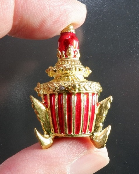 เศียรพ่อท้าวเวสสุวรรณบันดาลทรัพย์ หลวงพ่อพัฒน์ วัดห้วยด้วน จ.นครสวรรค์ เนื้อทองทิพย์ลงยา สวยครับ