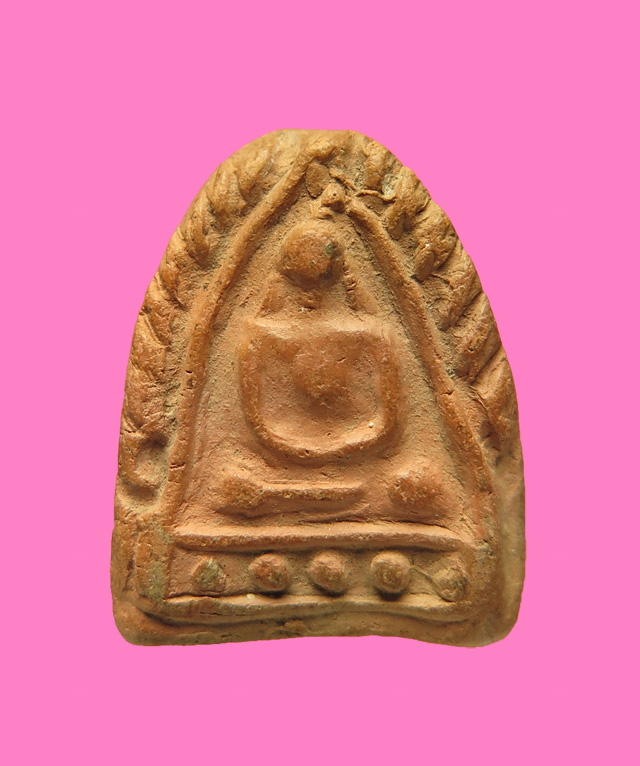 พระพิมพ์ซุ้มกระจัง เนื้อดิน 