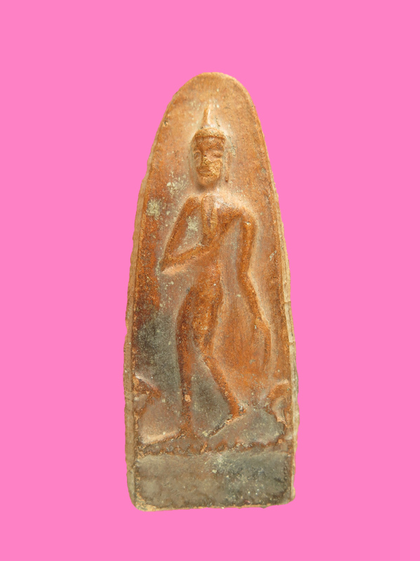 พระลีลา เนื้อดิน สูงประมาณ 2.5 นิ้ว