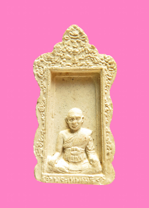 พระผง รูปเหมือน พระเทพเมธี วัดเศวตฉัตร คลองสาน กทม. ปี 20