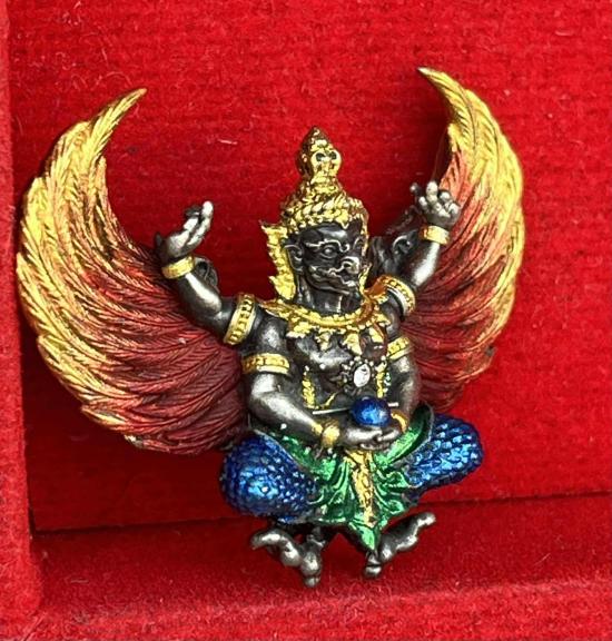 หลวงปู่บุญมา โชติธัมโม วัดบ้านแก่ง ต.วังตะเคียน อ.กบินทร์บุรี จ.ปราจีนบุรี รุ่นพญาสุบรรณพันล้าน นำฤก