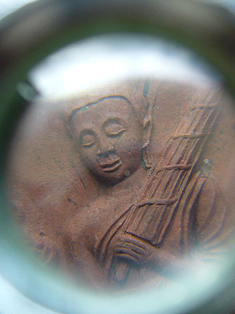 T7.3 พระสิวลี หลังยันต์ห้าแถว เลี่ยมพร้อมใช้